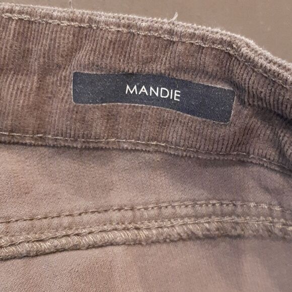 Bandolino Gray Corduroy Mandie Pants - Picture 5 of 12